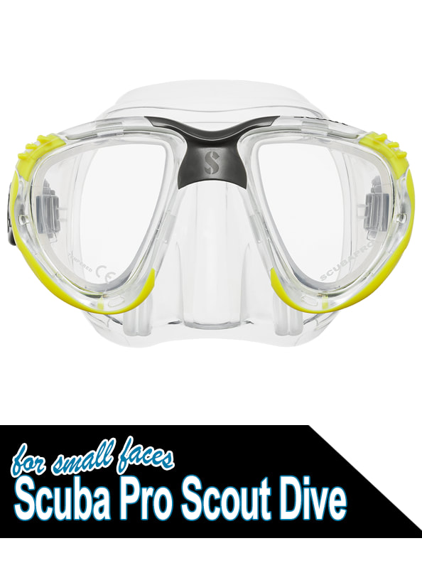 Clear Blue SCUBAPRO Scout Mask w/Acc